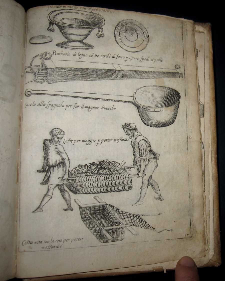 1570 Bartolomeo Scappi Renaissance Cook Book 22 Woodcuts Recipes 