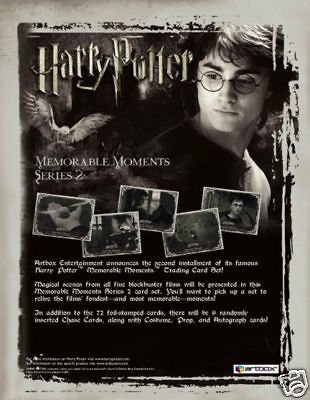 harry potter memorable moments series ii hobby box time left