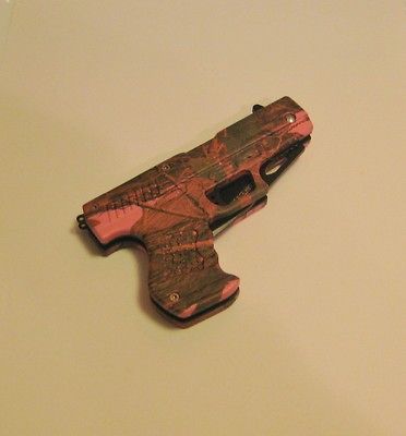 Brand New .40 Cal. Mean Btch Pink Camo Gun Knife With Holster