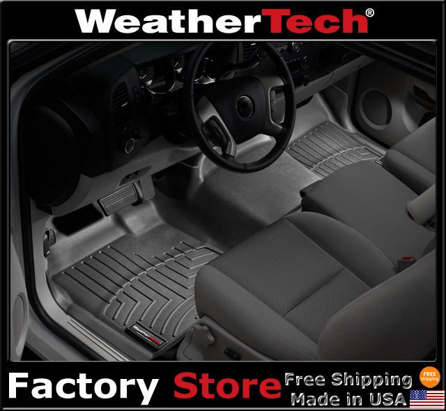 WeatherTech® Over The Hump FloorLiner   2008 2013 GMC Sierra Crew Cab 