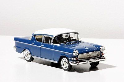 Opel Rekord PL Limousine in Blue & White from 1958, IXO Altaya 1/43 