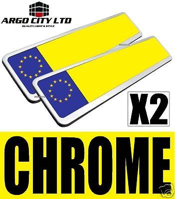 Number Plate Holders Chrome MG MGTF MG TF MGF ZR ZS 2X