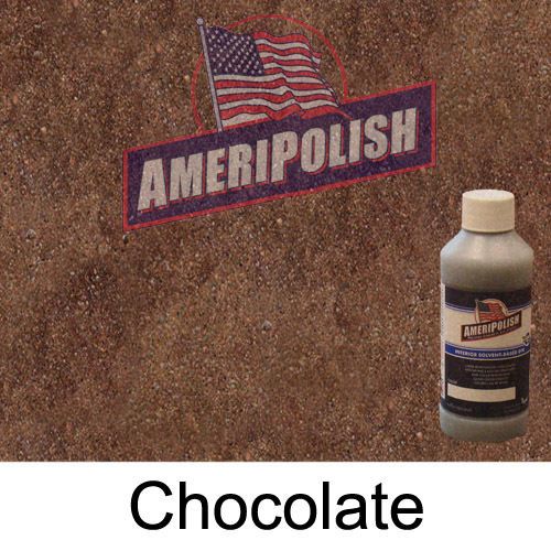 GL. Chocolate CONCRETE COLOR DYE 4 CEMENT, STAIN AMERIPOLISH 