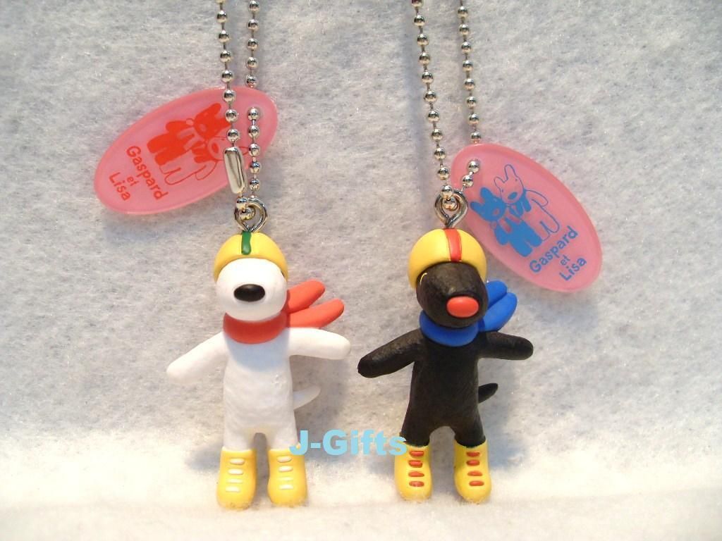 takara tomy gaspard et lisa figure keychain set a from