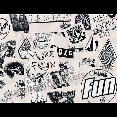 Volcom Stickers Pack New   Skateboard Snow Surf Skate Board BMX 