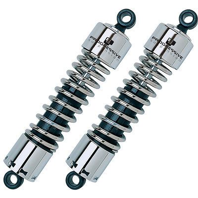 Progressive 412 Cruiser Shocks 13.5 Chrome 1983 1986 Honda VF1100C 