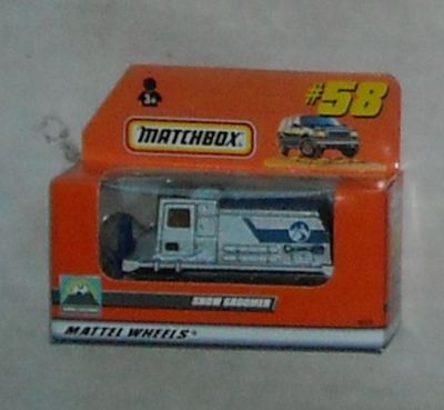 1999 matchbox snow groomer 58 diecast mib oss time left