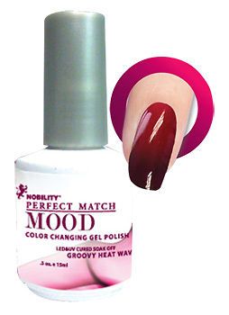 Lechat Perfect Match Mood Gel   Groovy Heat Wave .5 oz. CHANGES COLOR 