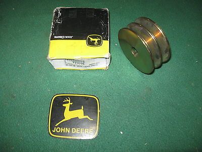 NEW JOHN DEERE 2 GROOVE ALTERNATOR PULLEY LOADER,SKIDDER​,GRADERS,