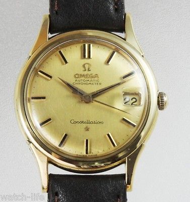 Heavy OMEGA Constellation 18K case & 18K dial Cal 561 1961