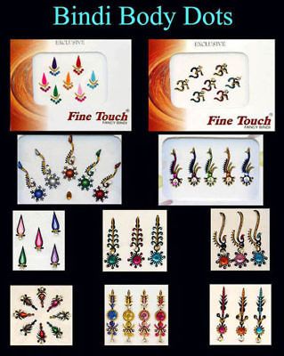 newly listed 52 card assorted bindi crystal simple 4 card