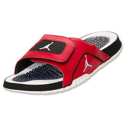 NEW JORDAN SLIDE SLIPPERS SANDAL SZ 11 HYDRO IV 4 RETRO RED WHITE 