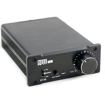 MUSE DT 50 2x50W TK2050 t amp Amplifier tone control Black panel