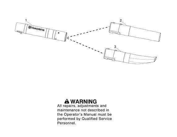 husqvarna 125 b bx bvx blower upper lower tubes time