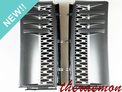 SILVER GREY Side Fender Vent Grille Grill Land Rover 03 11 Range Rover 