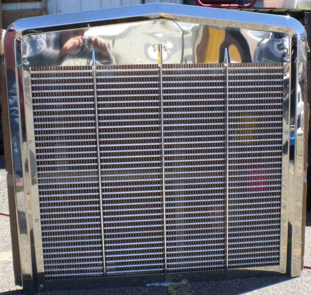 kenworth w900l chrome grill assembly kg0460l complt 