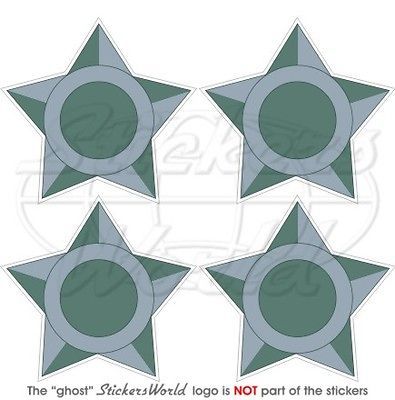 BRAZIL Brazilian AirForce LowVis green Roundels 2 (50mm) Stickers 