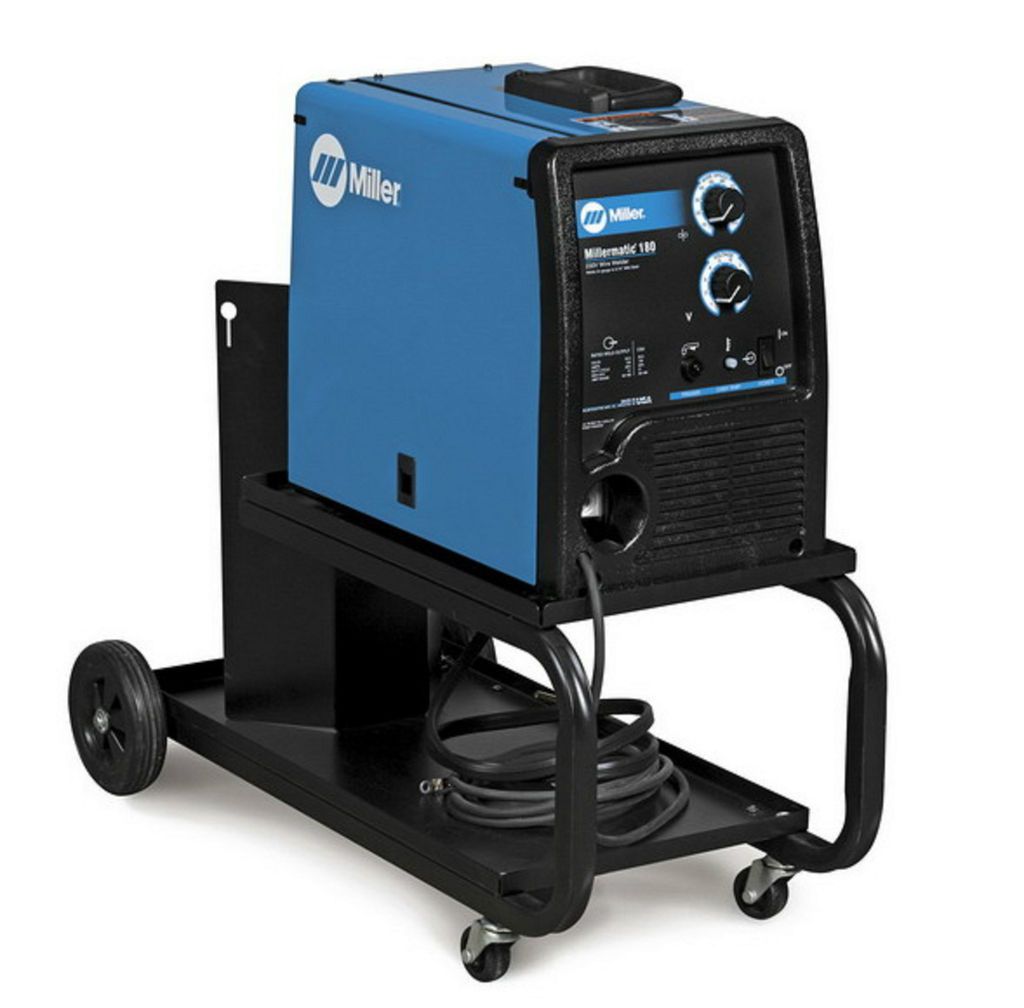 miller millermatic 180 mig welder pkg w cart 951374 time