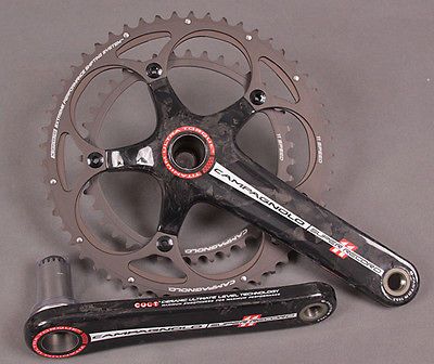 2012 Campagnolo Super Record Ti Titanium Crankset 170 Compact 34/50