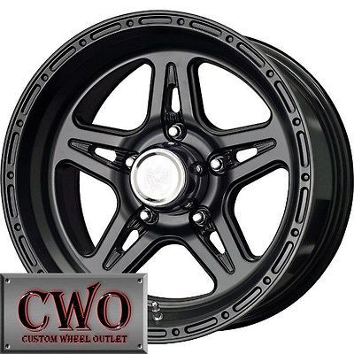 16 Black Level 8 Strike 5 Wheels Rims 5x127 5 Lug Chevy GMC C1500 Jeep 