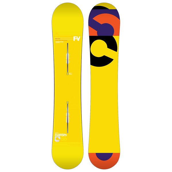 New Burton Winter 12/13 CUSTOM Flying V 156 Snowboard Deck Snowboards