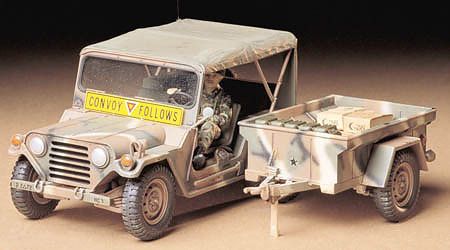 Tamiya 1/35 35130   U.S. Ford Mutt w/M416 Trailer