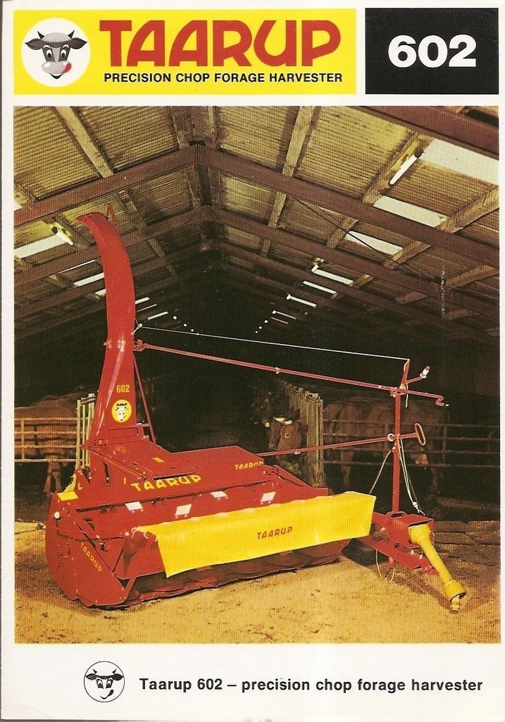 Farm Equipment Brochure   Taarup   602   Forage Harvester   1976 