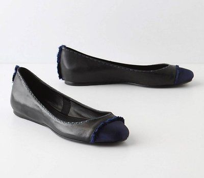 NEW $188. ANTHROPOLOGIE Liisa Flats by Leifsdottir sz 38.5 (7.5)