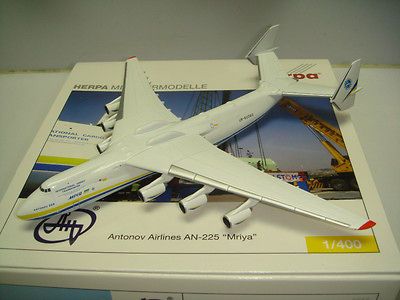 Herpa 400 Antonov Design Bureau AN 225 2009s color   Mriya 1400