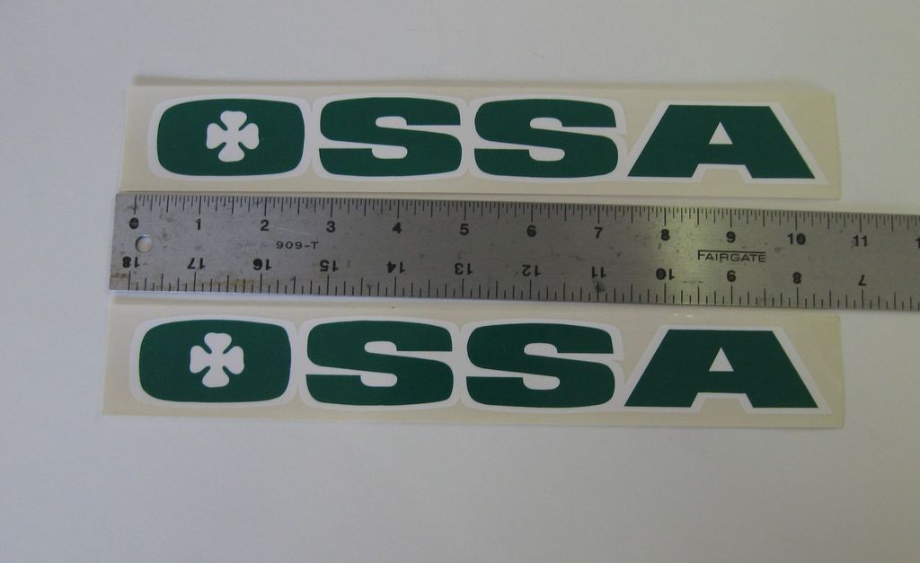   Motocross OSSA Stiletto GP I GPII GPIII Phantom 125 250 MAR stickers