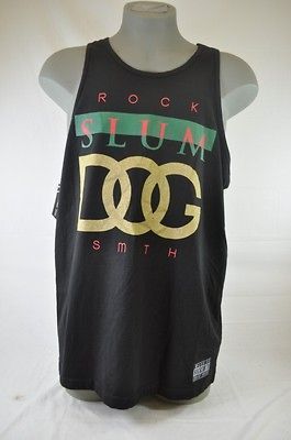 ROCKSMITH BLACK BRO TANK ROCKSMITH SLUM DOG IN GOLD (TUB 223) XLARGE