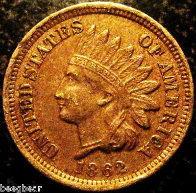 1862 indian head cent 4 1 partl diamonds great color