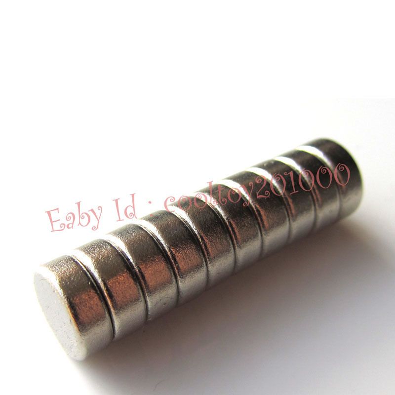 Lots 10 Pcs Disc 8 x 3 mm Neodymium Strong Earth N42 Magnets Craft 