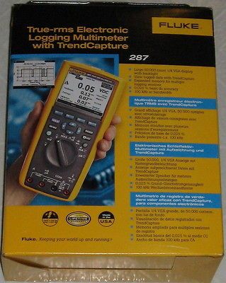 fluke 287 true rms logging digital multimeter dmm brand new