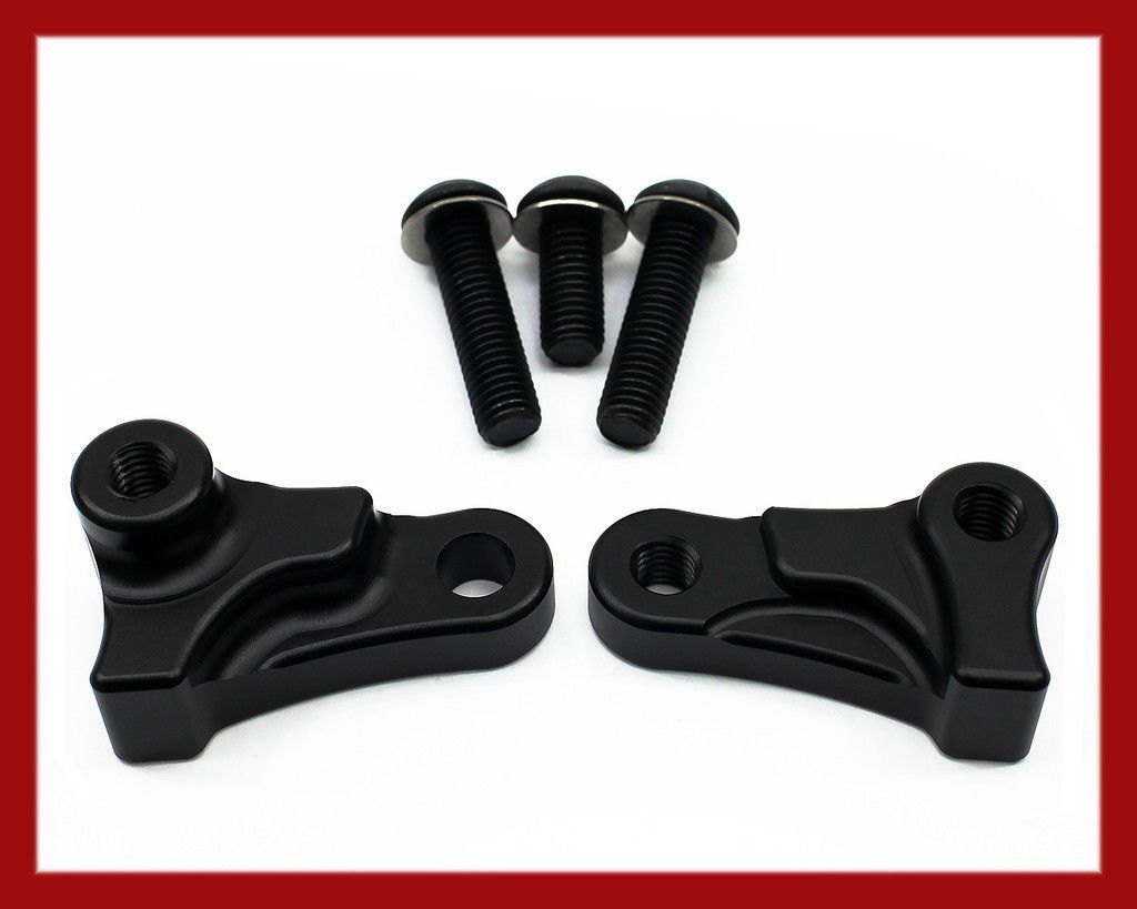 06 10 Harley Davidson Dyna Fat Bob 1.75 Lowering Kit Black