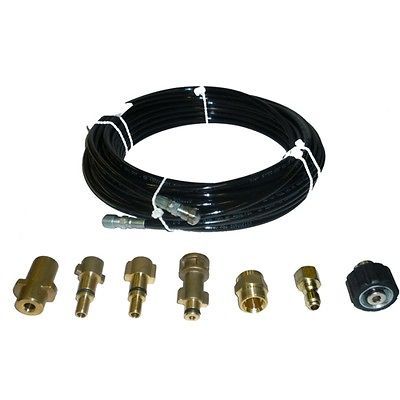 sewer jetter kit 50 x 1 8 hose nozzle 1