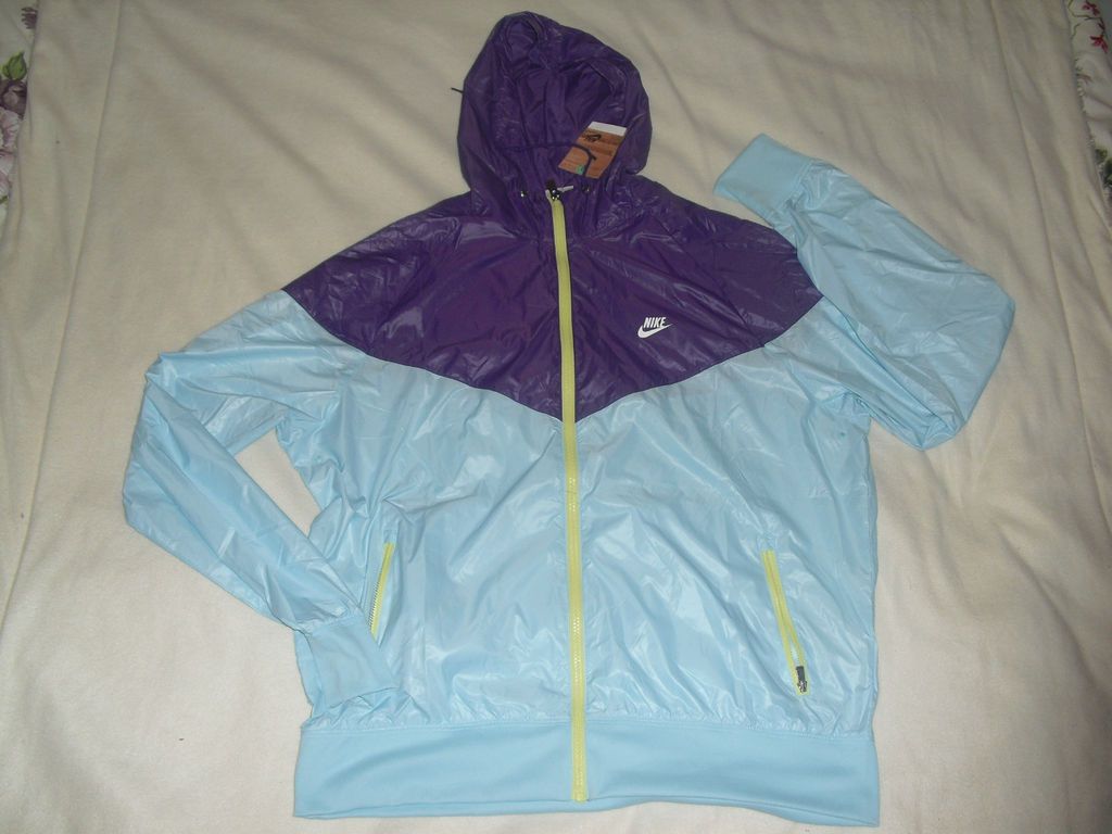   Summarized Windrunner Jacket sz XXL aqua purple 373764 421 new 2xl