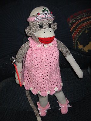 new red heel rockford sock monkey princess 