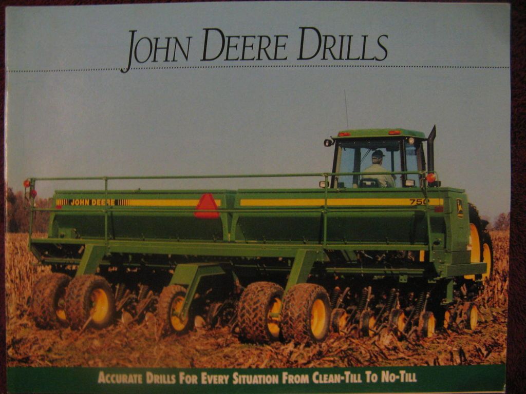 John Deere 450 455 500 9400 750 455 Clean Till To No Till Drill 