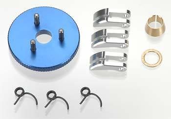 Traxxas T Maxx 3.3 7075 Aluminum 3 Piece Clutch Set (Blue) by Integy