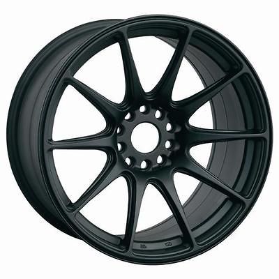 16 XXR 527 BLACK RIMS WHEELS 16x8.25 +0 4x114.3 AE86 COROLLA 240SX S13 