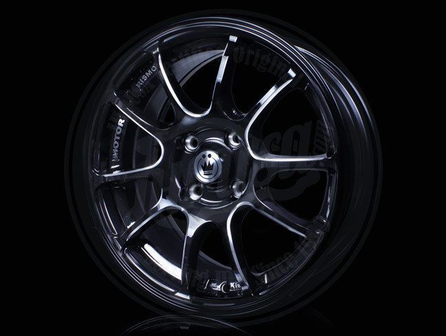 KONIG ILLUSION WHEELS RIMS SET 15 X 6.5 4 X 100 +38 4 LUG BLACK 