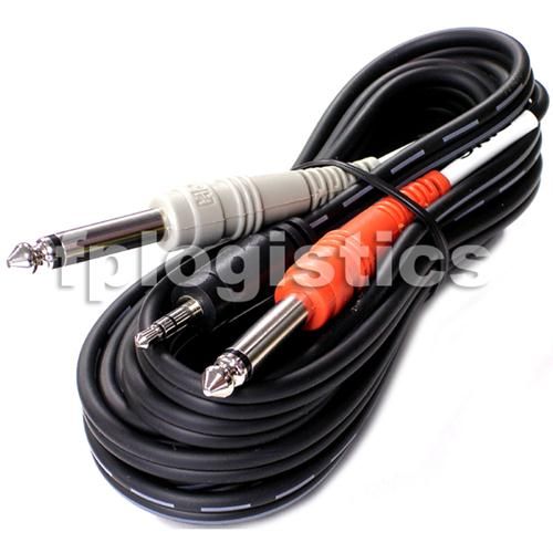 10x HOSA 10 Ft 1/8 Stereo   Dual 1/4 Mono TS Breakout Cable NEW