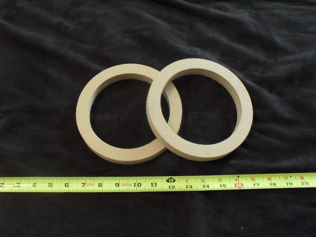 MDF Speaker Ring 6 75 3 4 inch 3 4 Fiberglass Spacer Oversized 6 5 