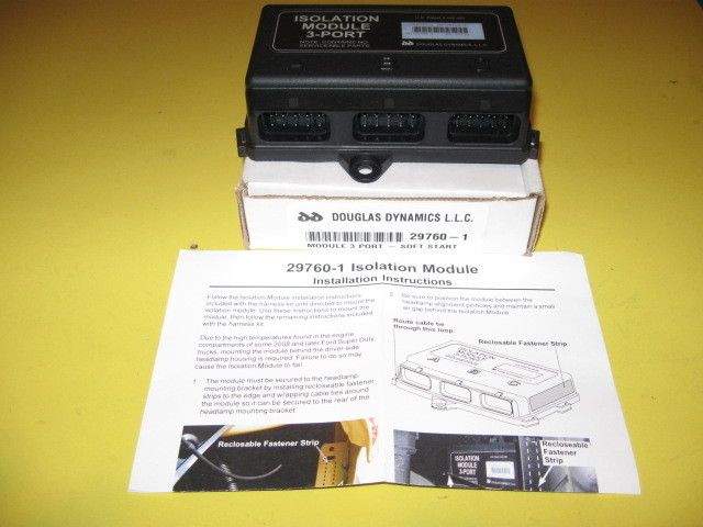 WESTERN PLOW FISHER SNOWPLOW 3 PORT ISOLATION MODULE 29760 1 NEW IN 