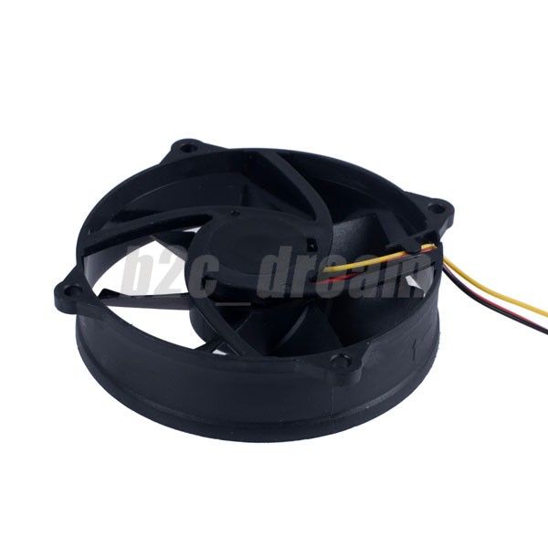 92mm x 92mm x 25mm 3 Pin CPU PC Round Fan Cooler Heatsink Exhaust B 