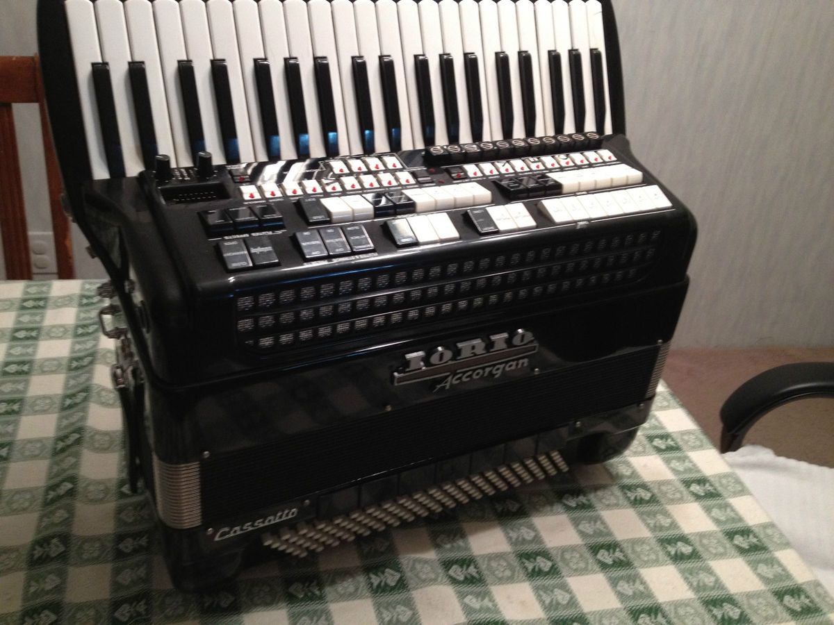 ACCORDION IORIO ACCORGAN CASSOTTO DOUBLE TONE CHAMBER REDUCED