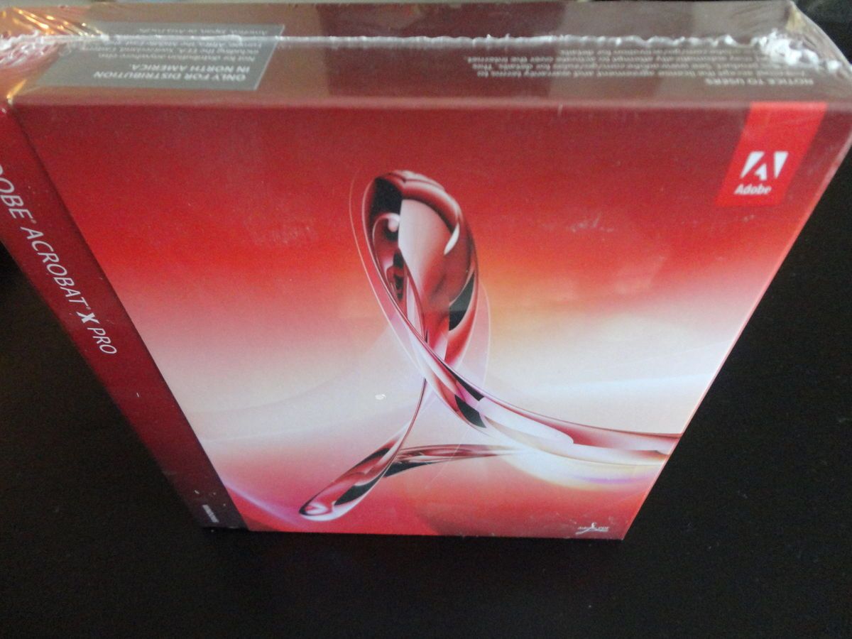 Adobe Acrobat X 10 Pro Professional for Win Windows FULL VERSION 