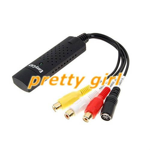   USB 2 0 RCA AV s Video Video Audio VHS DVD Capture Adapter Card