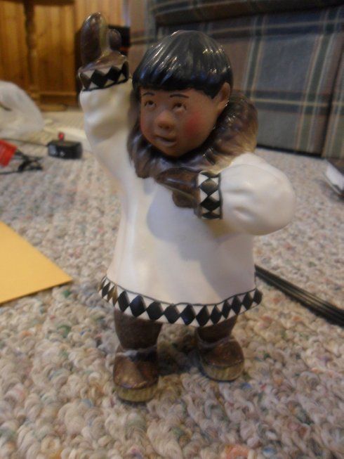 Alan Johnson 1963 Alaska Benny Porcelain Figurine 5 25inches Nice 